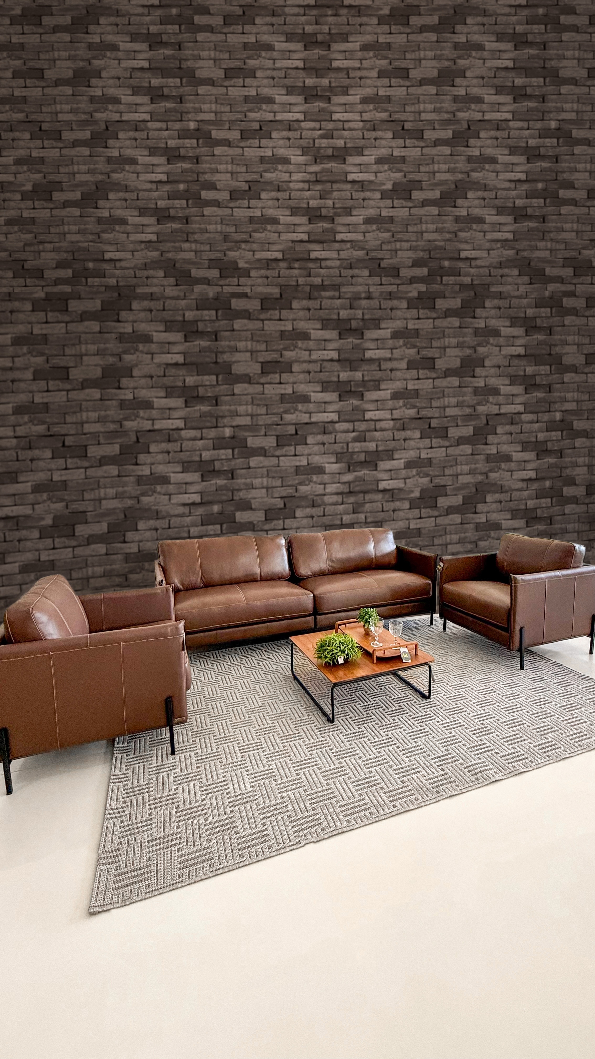 Conjunto Sofá 3 Lugares + 2 Poltronas