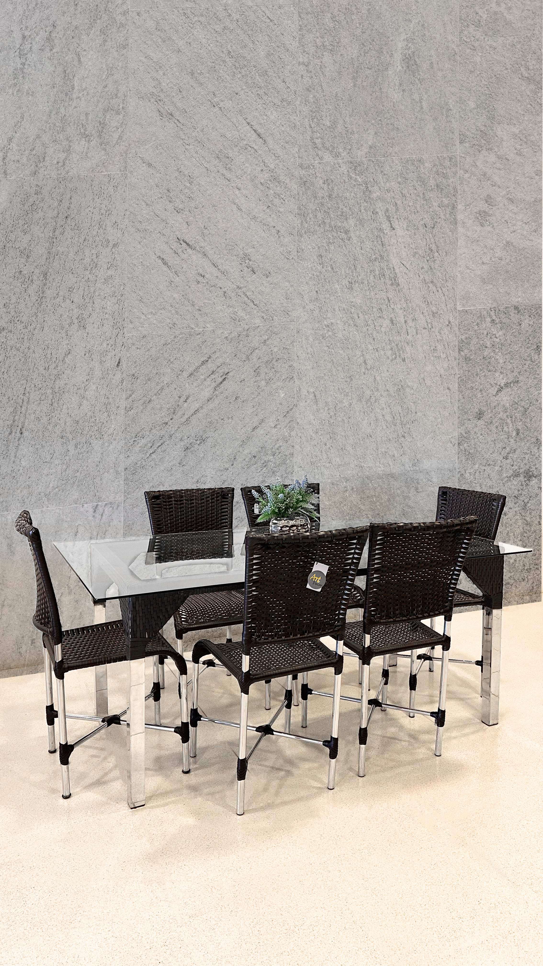 Conjunto Jantar Preto Contemporâneo